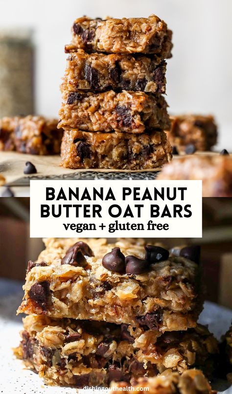 Oat Banana Bars, Oat Snacks Healthy, Healthy Protein Bars Homemade, Protein Bars Homemade Healthy, Protein Oat Bars, Shabbos Recipes, Banana Oat Bars, Homemade Protein Bars, Peanut Butter Oat Bars