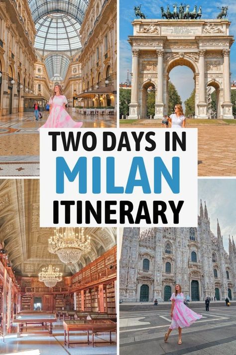 Discover the perfect 2 days in Milan itinerary with our Italy trip planning guide! Explore iconic landmarks like the Duomo, Last Supper painting, and hidden gems across the city. From where to eat to must-see places to visit, this guide covers everything for your trip to Italy. Add Milan to your Italy bucket list and Northern Italy travel plans for an unforgettable Europe destinations experience! Milan 2 Day Itinerary, Milan Italy Itinerary, Things To Do In Milan Italy, Places In Milan, Milan Itinerary, Last Supper Painting, Northern Italy Travel, Milan Travel Guide, Things To Do In Milan