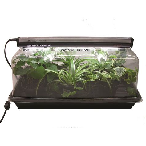 Sunblaster Nanodome Mini Greenhouse - National Garden Bureau Mini Greenhouse Indoor, Plant Germination, Vertical Farm, Backyard Aquaponics, Aquaponics Fish, Aquaponics Diy, Plant Tray, Greenhouse Kit, Survival Gardening