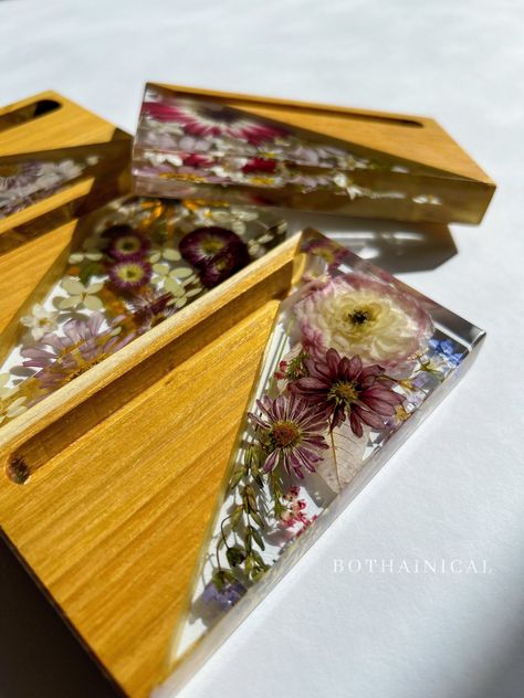 Business Cards Holder, Visit Card, Cards Holder, Wood Resin, Visiting Cards, All Flowers, Business Card Holders, Storage Items, Desk Storage