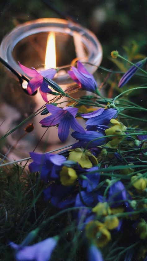 Pagan Celebrations, Candle Garden, Magical Inspiration, Crystal Photography, Sacred Spaces, Garden Candles, Seasonal Celebration, Beltane, Green Witch