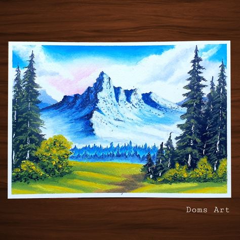 Pastel Colour Drawing Ideas, Watercolour Scenery, Oil Pastel Crayons, Oil Pastel Landscape, Beautiful Paintings Of Nature, Colorful Art Projects, Soft Pastels Drawing, Oil Pastel Colours, Watercolor Scenery