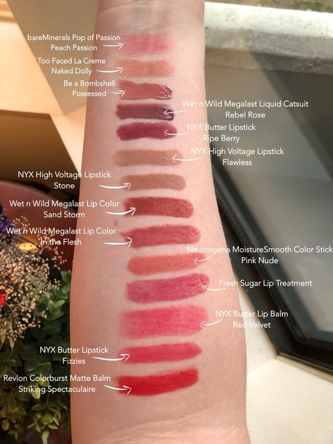 Nyx High Voltage Lipstick, Revlon Colorburst Matte Balm, Nyx Butter Lipstick, Lips Care, Nyx Butter, Content Video, Lip Colours, Creative Department, Perfect Lipstick