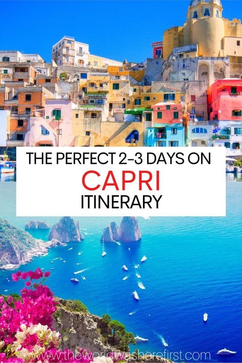 Capri Italy Itinerary, Capris Italy, Capri Vacation, Capri Itinerary, Naples Capri Italy, What To Do In Capri Italy, South Italy Itinerary, Italy Capri, Italy Trip Itinerary