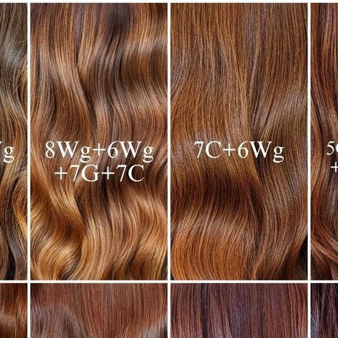 Redken on Instagram: "We forever stan @balayage.by.kass Shades EQ collages, especially it when features Redken reds ❤️

Drop your own go-to #ShadesEQ red & copper formulas below ⬇️

balayage, red hair, cowboy copper, hair color formulas, shades eq formulas, copper hair" Copper Hair Color Formulas, Shades Eq Formulas, Balayage Red Hair, Red Hair Formulas, Copper Highlights On Brown Hair, Copper Blonde Balayage, Redken Color Gels, Copper Brown Hair Color, Copper Blonde Hair Color