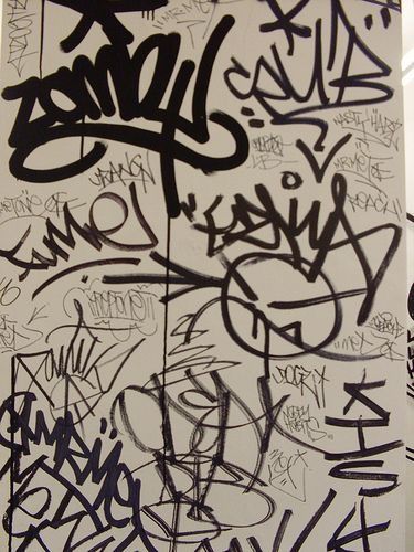 The Wall, Graffiti, Writing, Black And White, Wall, White, Black