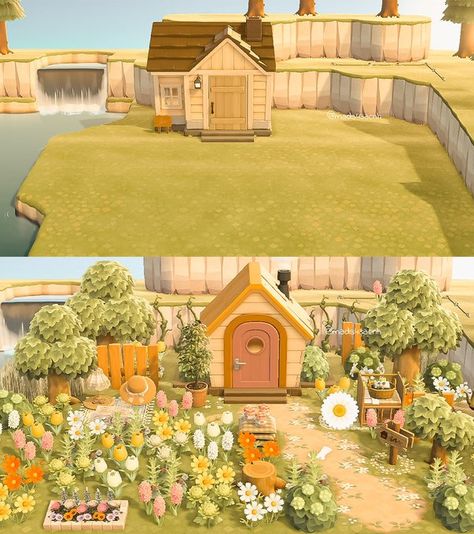 Acnh Awkward Spaces, Acnh Pashmina, Ac Villager, Acnh Spring, Cottage Core Animal Crossing, Cottagecore Animal Crossing, Acnh Cottagecore, Forest Core, Acnh Design