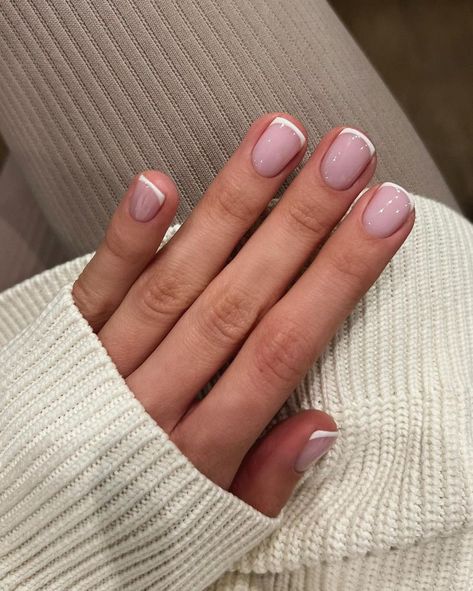 Short Nail Manicure, Wow Nails, May Nails, Subtle Nails, Blush Nails, Girls Nails, Minimalist Nails, Classy Nails, Chic Nails