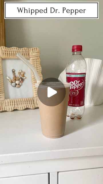 Kelly Oester - your new DIY mom friend on Instagram: "Whipped Dr. Pepper 🤤 

Whip it real good. 

#drpepper #summerdrinks #drinkrecipe" Whipped Dr Pepper, Dr Pepper Milkshake Recipe, Coffee Shake, Diy Mom, Creami Recipes, Fountain Drink, Easy Diys, Baking Fun, Whip It