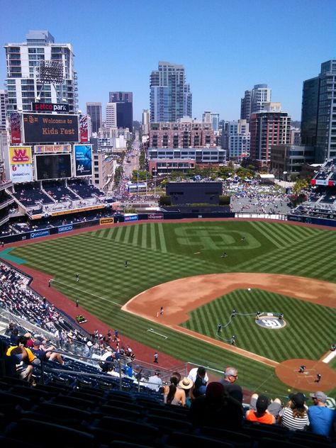 Padres Petco Park San Diego, Padres Stadium, Sand Diego, San Diego Baseball, Major League Baseball Stadiums, Padres Baseball, San Diego Vacation, Mlb Stadiums, Omni Hotel