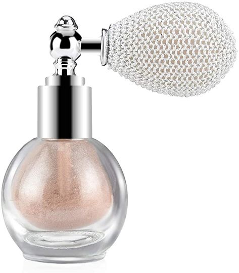 Body Glitter Spray, Spray Glitter, Loose Powder Makeup, Highlighter Powder, Glitter Highlight, Glitter Face, Glitter Spray, Makeup Spray, Spring Makeup