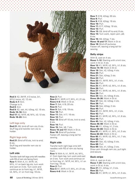 Love of Knitting - Winter 2015 — Yandex.Disk Christmas Toy Knitting Patterns, Christmas Knitting Projects, Christmas Knitting Patterns Free, Bear Patterns Free, Miniature Knitting, Knitted Mittens Pattern, Knitting Toys, Knitted Toys Free Patterns, Simply Knitting