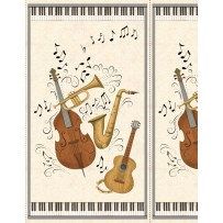 Classically Trained - Panel by SewCuteQuilting on Etsy https://www.etsy.com/listing/558048955/classically-trained-panel Music Quilts, Music Quilt, Instruments Piano, Debbie Mumm, Quilt Stores, Piano Keys, Border Pattern, Fabric Panel, Panel Quilts