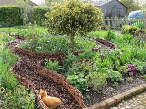 Pond Fence, Wattle Fencing, Garden Rows, Learning Garden, Pond Covers, Willow Garden, Sacred Garden, Natural Fence, Carolina House