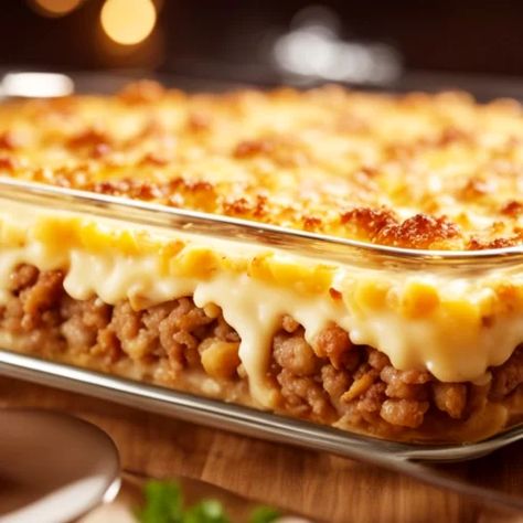 Easy Ground Pork and Potatoes Casserole with Sour Cream Recipe | Homemade Recipes 2024 Ground Pork And Potatoes, Pork And Potato Casserole, Potatoes Casserole Recipes, Ground Pork Casserole, Pork Sausage Recipes Dinner, Ground Pork Recipes Easy, Recipe Using Ground Pork, Ground Pork Sausage Recipes, Pork Casserole Recipes