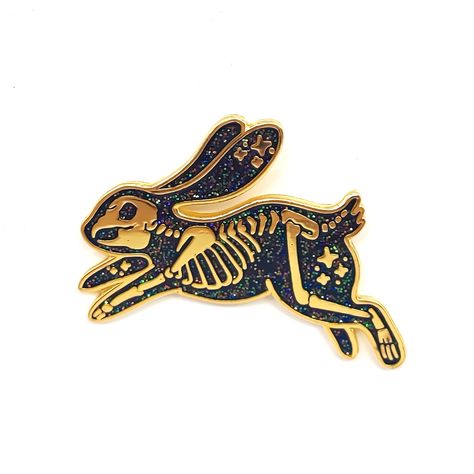 PRICES MAY VARY. IDEAL SIZE: 1.37", it is the perfect size for an art lapel pin. EXCELLENT QUALITY: Exquisite enamel pins crafted from top-quality metal with a stunning hand-painted oil coating. UNIQUE DESIGN: Leaping Rabbit Lapel Pin - Elegantly Capturing Motion! badge pins. NICE PACKING: Cute backpack pins with matching cards, packaged in hanging hole bags with 2 color clasps. BEST SERVICE: Order our enamel pins today. Guaranteed quality and customer support! "SKYFENGCN" original enamel pin br Leaping Rabbit, Backpack Diy, Glitter Pin, Black Ghost, Black Skeleton, How To Polish Copper, Glitter Texture, Glitter Rosa, Diy Backpack