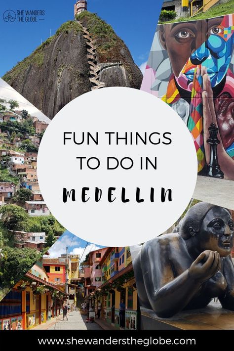 This blog posts covers some fun things to do when you visit Medellin, Colombia. It even covers visiting the town of Guatape and seeing El Penol. Colombia Trip, Columbia Travel, South America Travel Destinations, Trip To Colombia, Visit Colombia, Latin America Travel, Colombia Travel, Central America Travel, American Travel