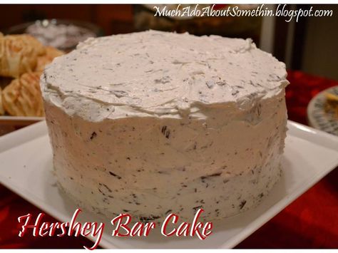 Hersey Bar Cake, Hershey Bar Cake, Brie With Cranberry Sauce, Hershey Bar Cakes, Hershey Cake, Bake Brie, Christmas Party Menu, Eggnog Cookies, Best Cake Ever