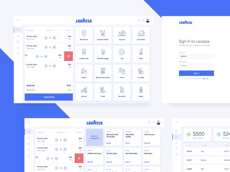 POS System for Lavazza by Aleksandr Troitskiy 👋 on Dribbble Marketing Dashboard, Tablet Ui, Pos Design, Floral Logo Design, Pos System, Ui Patterns, Gui Design, Dashboard Design, App Ui Design