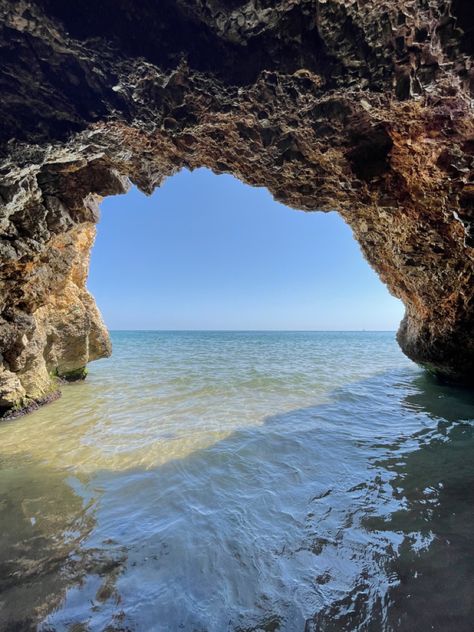 #spain #summer #swimming #sea #ocean #cave #adventure #explore #aesthetic #summervibes Ocean Cave, Cave Exploring Aesthetic, Cave Pool Aesthetic, Cave Swimming Aesthetic, Ocean Cave Aesthetic, Cave On Beach, Ocean Cliff Aesthetic, We Were Liars, Sea Cave