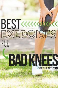 Exercises For Bad Knees, Low Impact Exercises, Bad Knee Workout, Knee Strengthening Exercises, How To Strengthen Knees, Best Leg Workout, Knee Problem, Knee Pain Exercises, Bad Knees