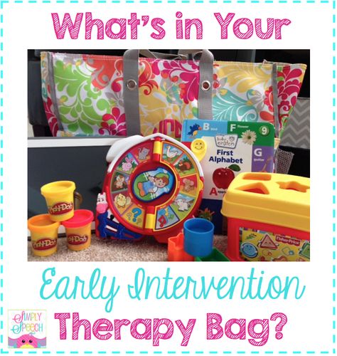 Primary Punch: What's in your Early Intervention Bag? Special Instruction Early Intervention, Communication Station, Early Intervention Activities, Aba Therapy Activities, Toddler Speech, Early Intervention Speech Therapy, Preschool Speech Therapy, Speech Language Activities, Slp Activities