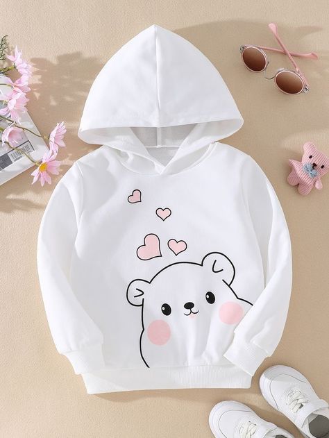 Hudi Item Girl, Spring Outfits Kids, Hoodies For Girls, Simple Frock Design, Girls Sweatshirts, Girls Hoodie, Trendy Shirt Designs, Stylish Hoodies, Fashion Top Outfits