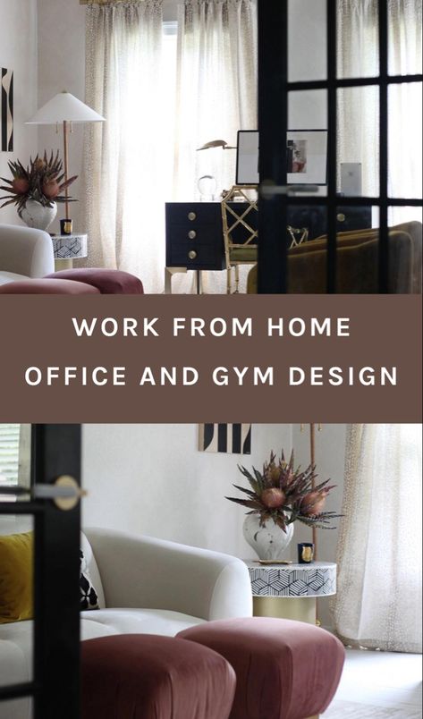 Work from home office and gym design Small Home Gym Office Combo, Office And Gym Room Combo, Office Workout Room Combo, Office And Gym Combo Small Spaces, Office And Gym Combo, Gym And Office Room Ideas, Gym Office Combo Work Spaces, Home Gym And Office Combo, Gym Office Combo