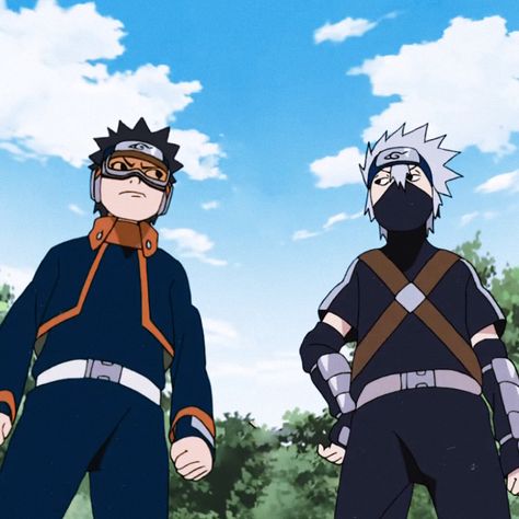 #KakashiHatake #Kakashi #Hatake #ObitoUchiha #Obito #Uchiha #Naruto #anime Obito Kakashi Wallpaper, Tobi And Kakashi, Kid Obito Pfp, Kakashi Hatake And Obito Uchiha, Naruto And Obito, Naruto Widgets, Kakashi X Obito, Obito X Kakashi, Obito Kid