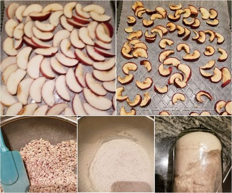 Dehydrated Apples In Dehydrator, Healthy Sugar Alternatives, Dehydrated Apples, Preserving Foods, Dehydrating Food, Dehydrated Foods, Flour Alternatives, Dry Mixes, Sugar Alternatives