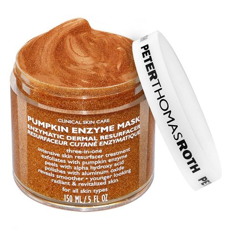 This Pumpkin Face Mask Is the Only Product that Evens Out My Hyperpigmentation Enzyme Mask, Pumpkin Enzyme Mask, Acid Peel, Turmeric Face Mask, Face Scrub Homemade, Brown Spots On Face, Exfoliating Mask, Younger Skin, Peter Thomas Roth