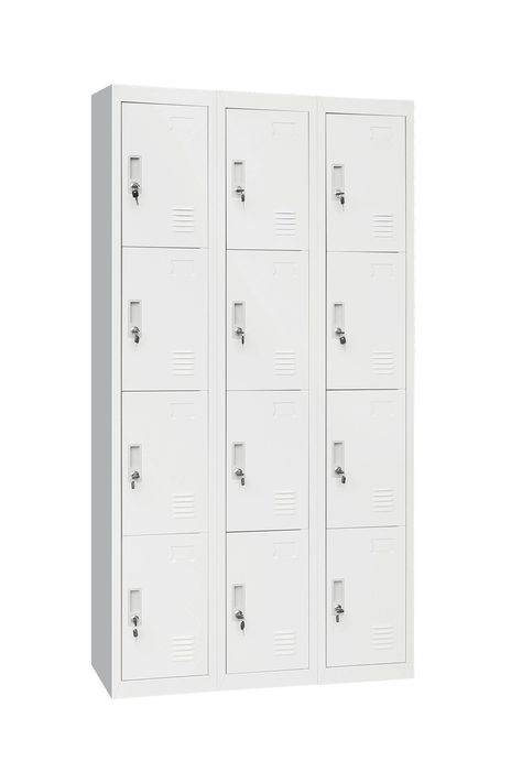 [Metal Storage Locker]Factory Price Metal 12 Swing Doors Steel Locker, Production Capacity:50000 PCS/ Year, Material:Cold Rolled Steel,Open Type: Key Lockers,Structure: Knock Down Structure,Number of Locker: 12,Customized: Customized,Condition: New,, Metal Storage Locker, Metal Locker, Worker Use Locker, Model NO.: MY-L-3-4, Type: Metal Locker, Thickness: 0.4 - 0.8 mm, Lock: Electronic Lock, Pad Lock, Key Lock, Accept: OEM and OEM, Warranty: 3 Year, Business Type: Maufacturer, Factory: 20 Year, Gym Shed, Key Locker, Export And Import, Employee Lockers, Door Office, Pad Lock, Office Lockers, Door Locker, Door Metal