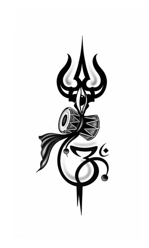 Om Swastik Trishul, Mahadev Bike Sticker, Shiv Tatoos, Om Calligraphy Design, Trishul Drawing, Trishul Png, Sivan Lord, Om Tattoo Designs, Om Trishul Tattoo