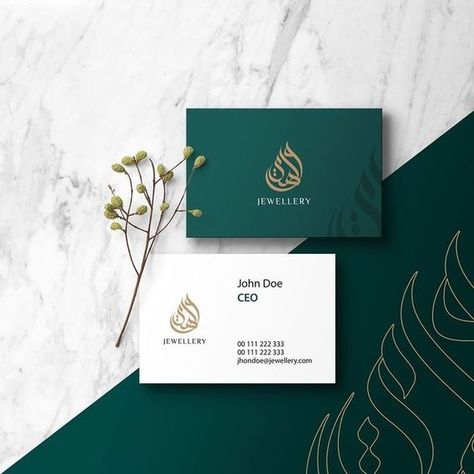 Choose a logo that represents your business Jewellery Brand Visiting Card, Visiting Cards Design For Jewellery, Arabic Calligraphy Business Card, Arabic Business Card, Jewellery Card Design, Jewellery Visiting Card Design, Jewellery Brand Name Ideas, Logo For Jewellery Business, Carte Visite Design Ideas