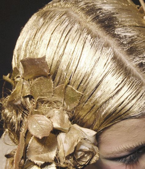 john galliano spring/summer 2008 King Midas, Flowers In Her Hair, All That Glitters Is Gold, Golden Eyes, Going For Gold, Golden Hair, Stay Gold, Gilded Age, Shades Of Gold