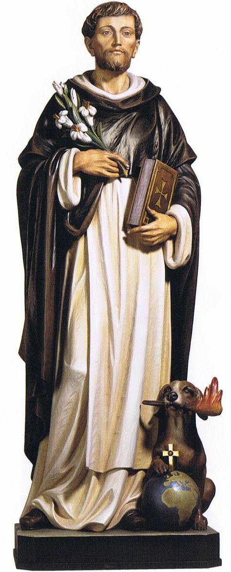 Saint Dominic Guzman, St Francis Xavier Images, Dominican Order, St Dominic, Saint Statues, Saint Dominic, Francis Xavier, San Domenico, Jesus Mary And Joseph