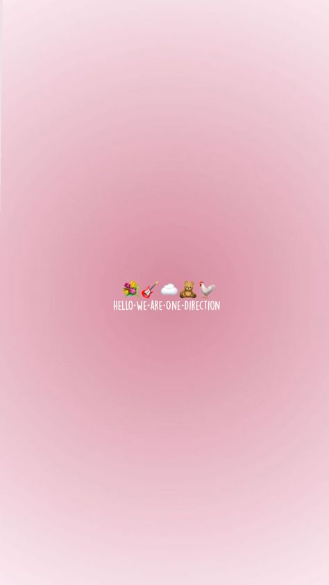 Cute pink subtle One Direction themed wallpaper with emojis in order to the quote of who says it Subtle One Direction Wallpaper, One Direction Wallpaper, Cute Pink, One Direction