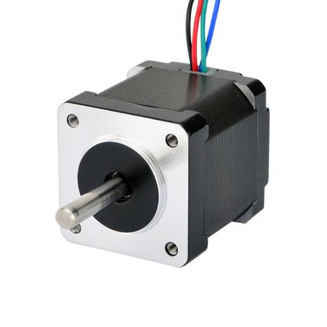 STEPPERONLINE Nema 14 Bipolar Motor Stepper 7.5V 0.5A 32.6oz.in/23Ncm 4 Leads 1.8 deg DIY Robot, #Ad #Stepper, #AD, #Motor, #Nema, #STEPPERONLINE Diy Robot, Diy Cnc, Cnc Milling, Cnc Mill, Stepper Motor, Milling, Electrical Equipment, Arduino, 3d Printer