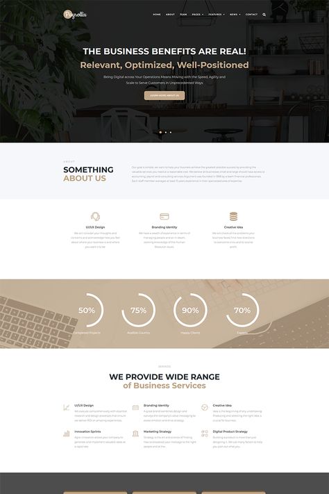 Payrollix - Internet Business Accounting WordPress Theme Accountant Website, Architecture Website, Advertisement Layout, Ux Design Principles, Corporate Website Design, Consulting Website, Business Accounting, Website Color Palette, Bookkeeping Business