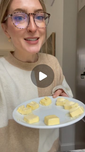 Sarah Fennel on Instagram: "with everyone baking their heart’s out this month, i wanted to re-share one of my favorite butter hacks from last year: how to perfectly soften butter in 1 minute!" Fennel, Butter, Baking