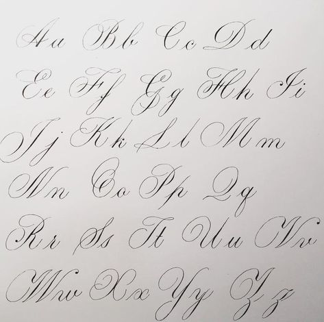 Copperplate Alphabet, Cursive Fonts Alphabet, Calligraphy Writing Styles, Calligraphy Letters Alphabet, Calligraphy Fonts Alphabet, Fonts Handwriting Alphabet, Lettering Styles Alphabet, Cursive Calligraphy, Handwriting Alphabet