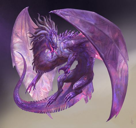 Vampire Dragon Art, Eldritch Dragon Art, Dungeons Of Drakkenheim, Purple Worm Dnd, Eldritch Dragon, Vampire Creature, Void Dragon, Vampire Dragon, Vampire Monster