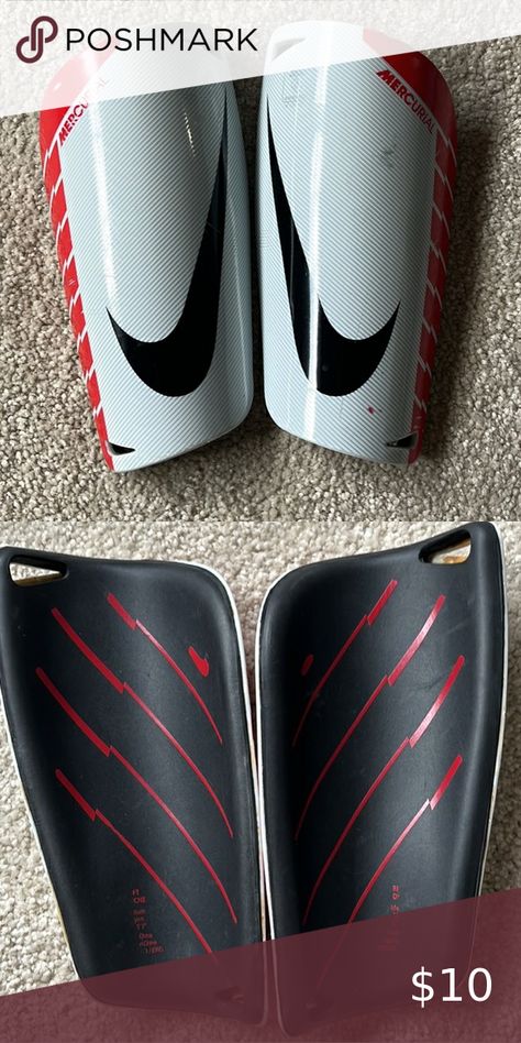 Nike Mercurial Lite Soccer Shin Guards Soccer Shin Guards, Shin Guards, Nike Mercurial, Medium Size, Soccer, Nike, Design, Football