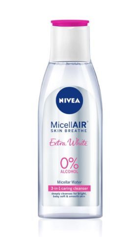 NIVEA Extra White MicellAIR Cleanser has Advanced Micellar Technology and 0% Alcohol to deeply remove dirt, oil and even waterproof makeup without stripping moisture. It also has Pearl & Licorice extracts that help naturally brighten skin tone. Nivea Extra White, Brighten Skin Tone, Micellar Water, Brighten Skin, Waterproof Makeup, Licorice, Homemade Gifts, Skin Tone, Face And Body