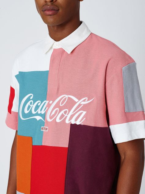 Kith x Coca-Cola Season 4 Lookbook Rush Outfits, Golden Bear, Orlebar Brown, Vintage Inspiration, American Brand, Toned Body, Urban Chic, Camping Shirt, Tropical Paradise