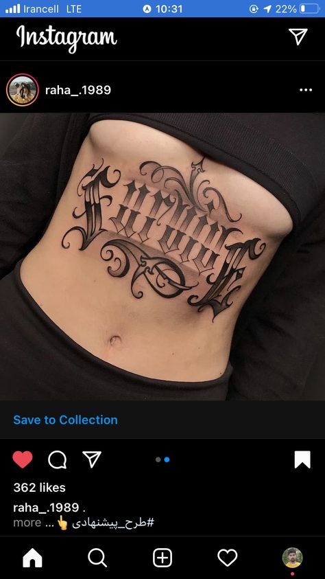 Stomach Lettering Tattoo Women, Stomach Tattoos Women Words, Stay Strong Tattoo, Holy Tattoos, Lower Stomach Tattoos, Strong Tattoos, Stomach Tattoos Women, 7 Tattoo, Scary Tattoos