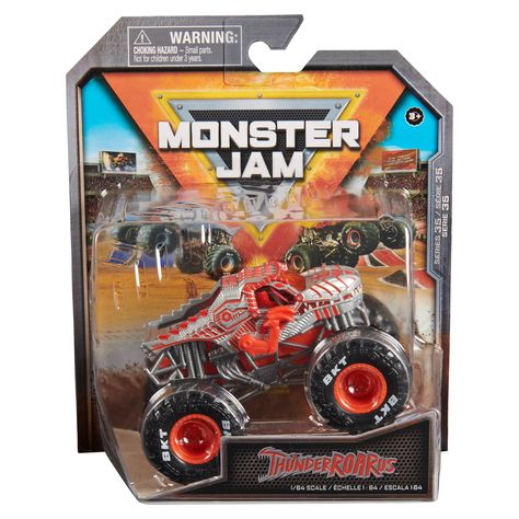 Monster Jam, Official ThunderROARus Monster Truck, Die-Cast Vehicle, 1:64 Scale, Kids Toys for Boys Ages 3 and up - Walmart.com Monster Jam Toys, Monster Truck Toys, Master Brand, Diecast Trucks, Kids Toys For Boys, Love Monster, You Monster, Monster Jam, Authentic Design