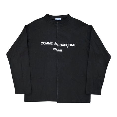 Archived Pieces on Instagram: "Comme Des Garçons Homme Split Logo Shirt" Come Des Garcons, Commes Des Garcons, Barbie Closet, Streetwear Logo, Graphic Shirt Design, Logo Shirt, Zip Up Hoodies, Graphic Shirt, Crete