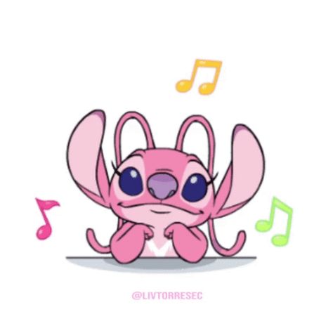 Sticker Maker - STITCH LOVE Angel From Stitch, Stitch Y Angel, Angel Disney, Angel Lilo And Stitch, Angel Stitch, Lilo And Stitch Quotes, Lilo And Stitch Drawings, Pink Stitch, Disney Emoji