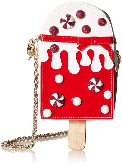 Funky Purses, Christmas Purse, Disney Boutique, Novelty Purses, Unique Handbags, Betsey Johnson Handbags, Red Crossbody, Large Crossbody Bags, Unique Purses